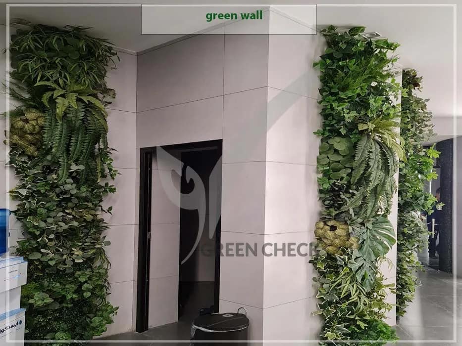 green wall