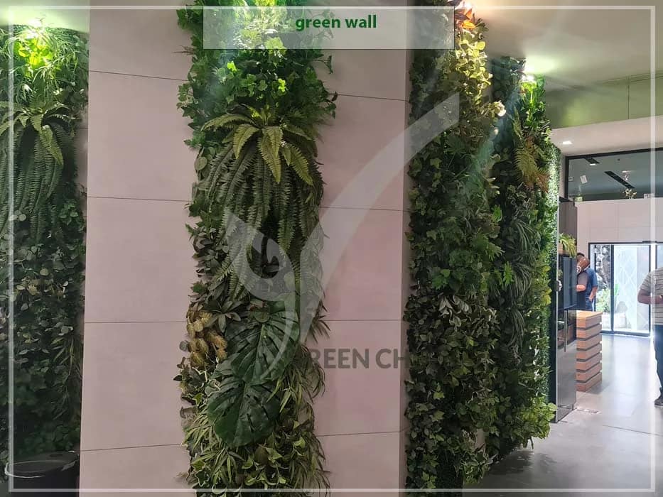 green wall