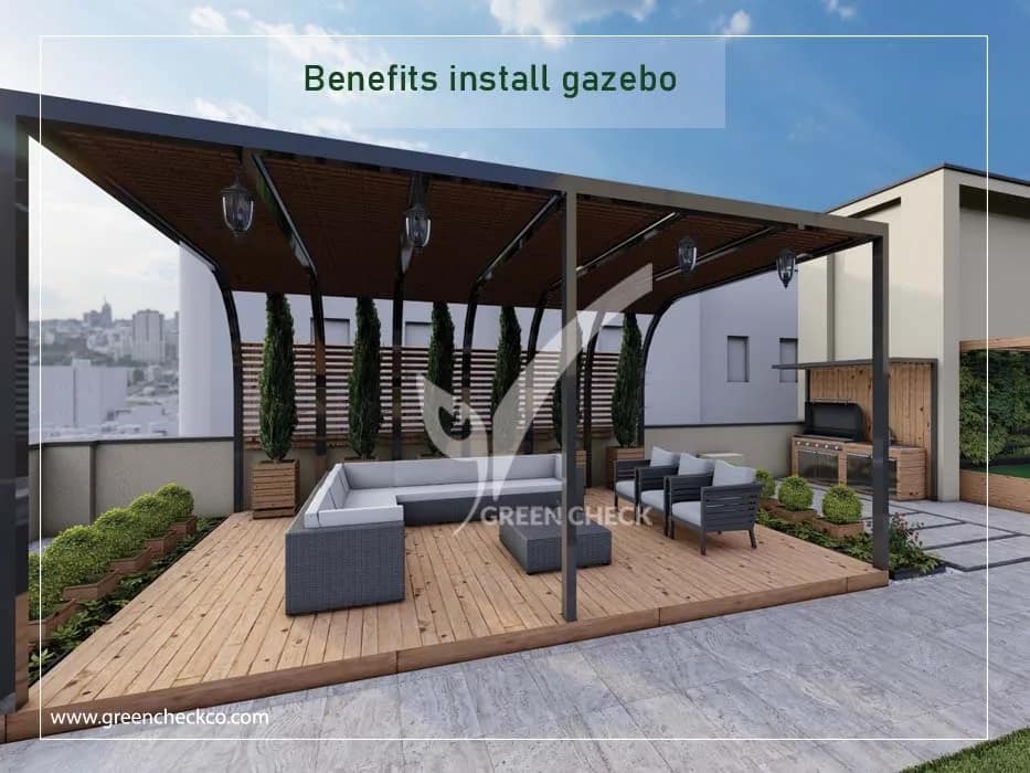Benefits install gazebo
