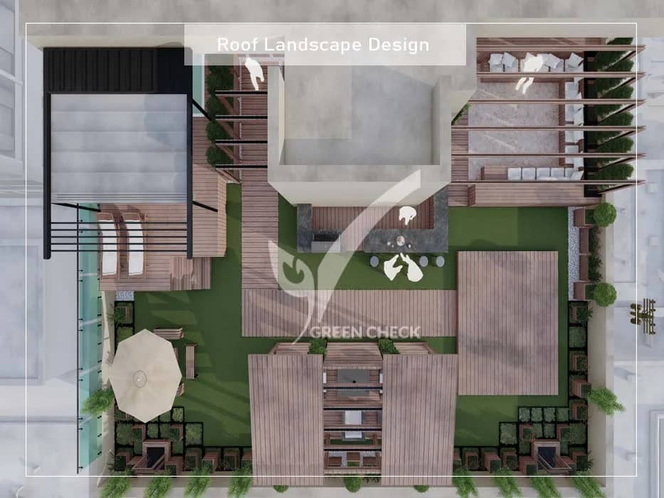 roof landscape design |Rooftop Landscape| GreenCheckco