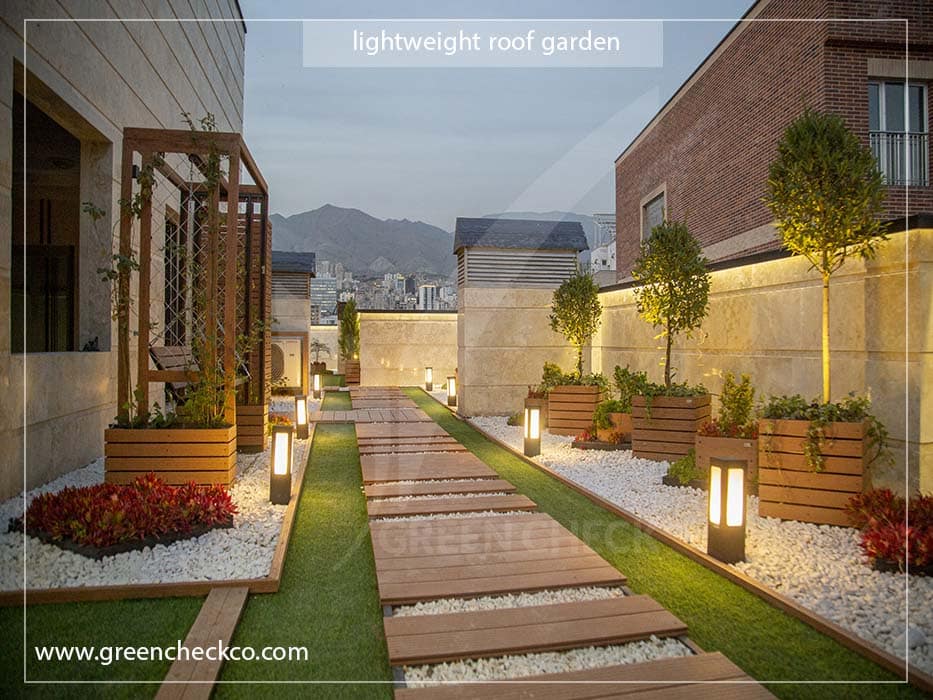 lightweight roof garden