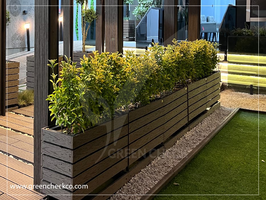 prefabricated planter boxes